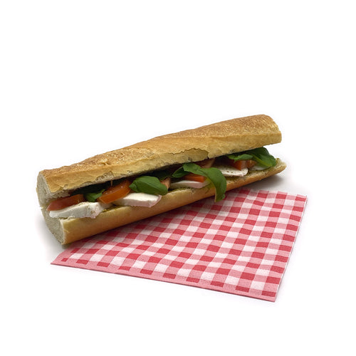 Broodje mozzarella voor in uw picknickmand. Antwerpen, regio Zoersel.